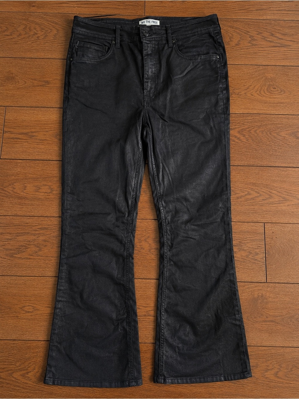 We The Free Nocturne Coated Bootcut Jeans Sz 33